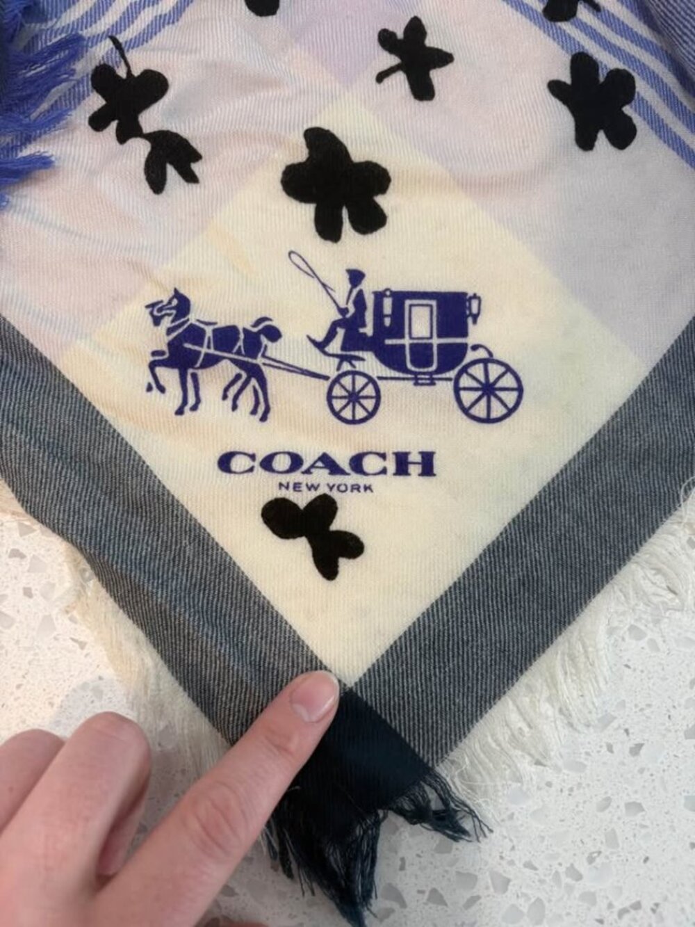 Coach Wool Scarf - Picture 3 of 3